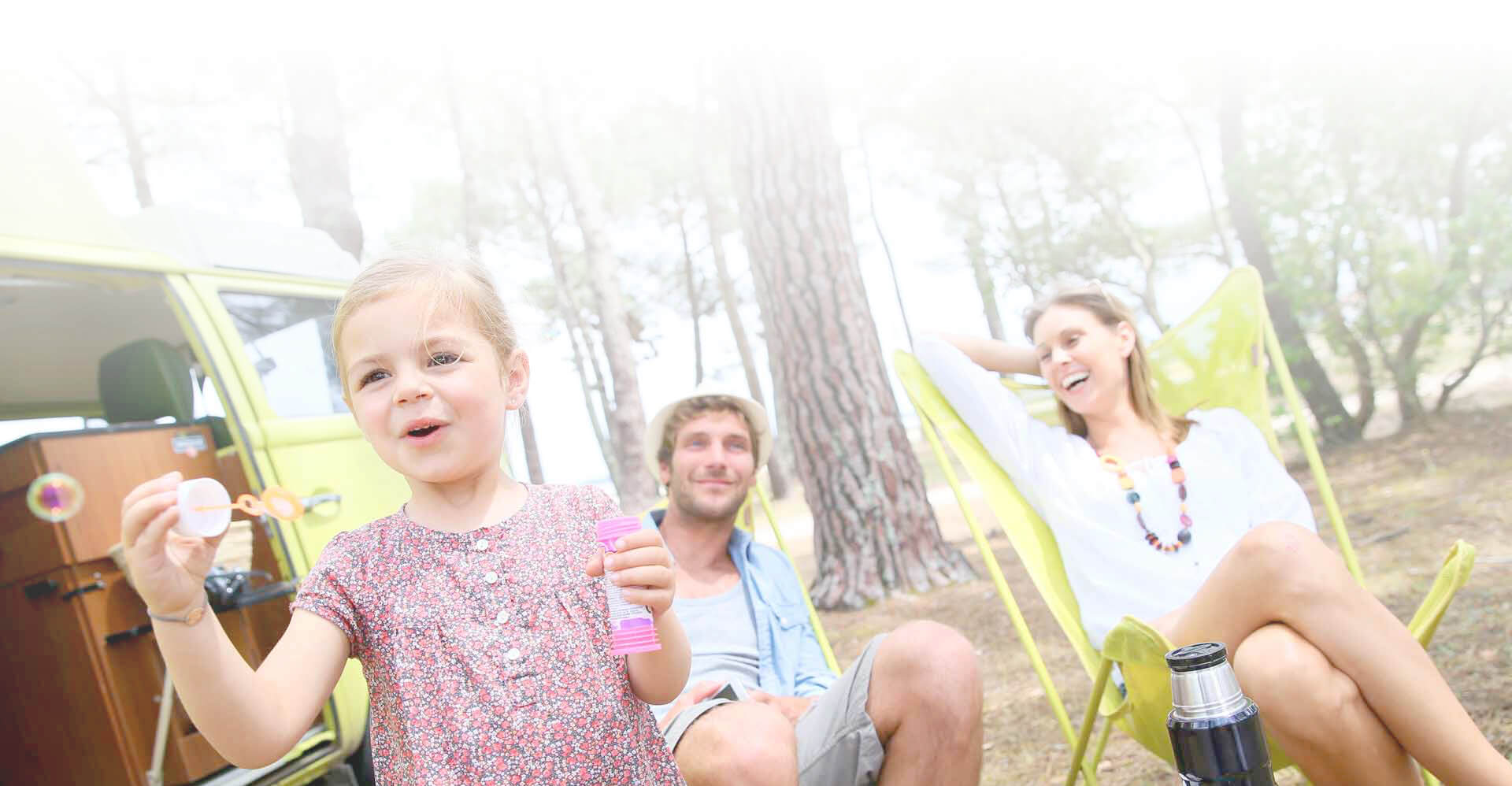 family enjoying the outdoors